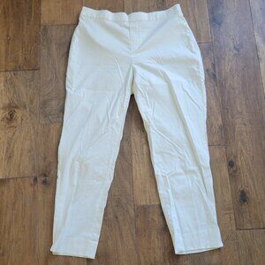 Banana Republic Wide Leg Soft White Pants